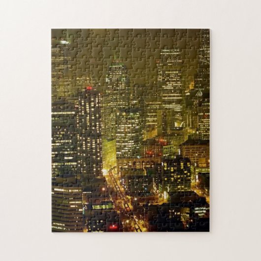 Seattle-Stadtansicht Puzzle (Vertikal)