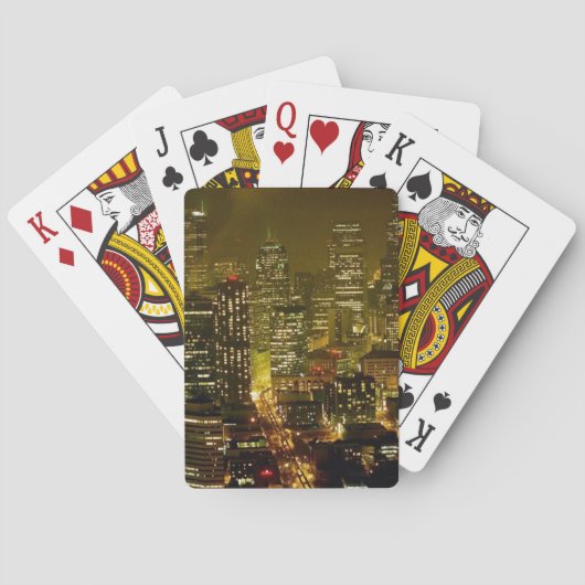 Seattle-Stadtansicht Spielkarten (Rückseite)