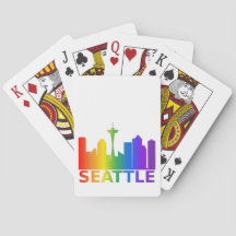 Seattle-Stolz-Spielkarten