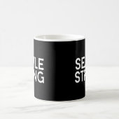 Seattle Strong Community Stärke Washington Kaffeetasse (Mittel)