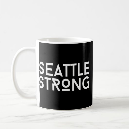 Seattle Strong Community Stärke Washington Kaffeetasse (Links)