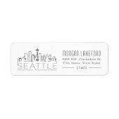 Seattle Stylized Skyline | (Vorne)