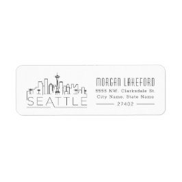 Seattle Stylized Skyline |