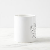 Seattle Stylized Skyline | Benutzerdefinierter Slo Kaffeetasse (Mittel)