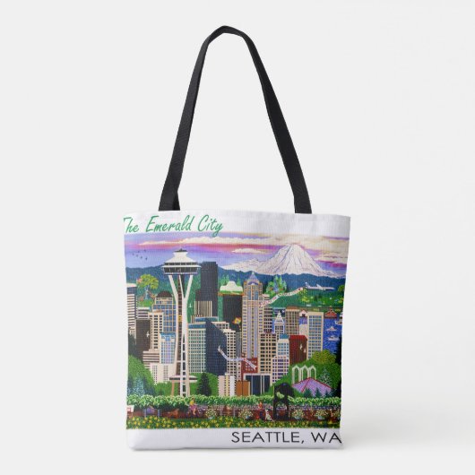 Seattle-Taschen-Spaß! Tasche (Rückseite)