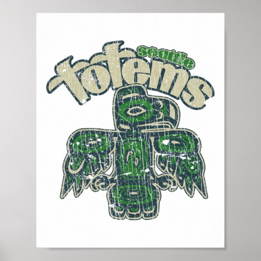 Seattle Totems Hockey 1958 Poster (Vorne)