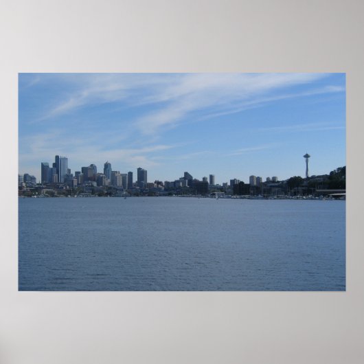 Seattle und Lake Gewerkschaft Poster (Vorne)