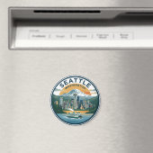 Seattle USA Magnet (In Situ (Geschirrspüler))