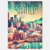 Seattle, USA Magnet (Vorderseite)