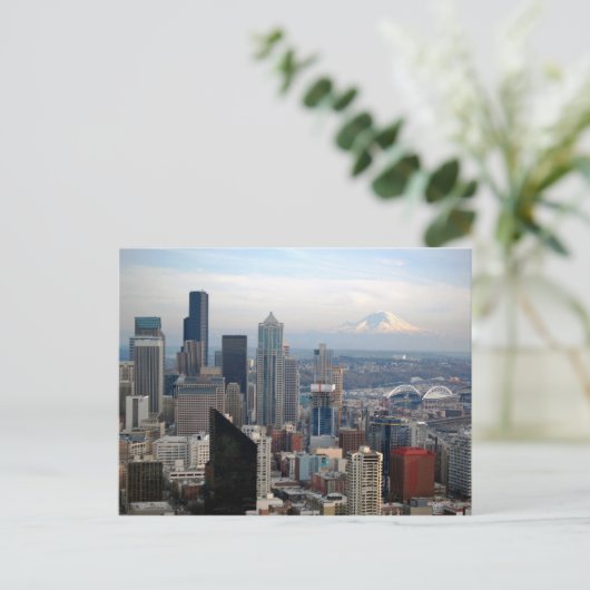 Seattle View Postkarte (Stehend Vorderseite)