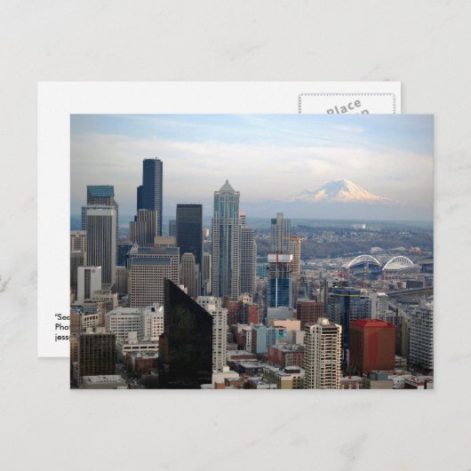 Seattle View Postkarte (Vorne/Hinten)