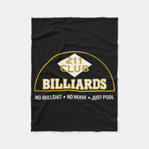 Seattle Vintag Pool Hall 211 Clublogo und Motto Fleecedecke