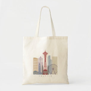 Seattle Vintage Poster Tragetasche