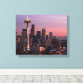 Seattle vom Kerry Park. Leinwanddruck (Insitu (Holzboden))