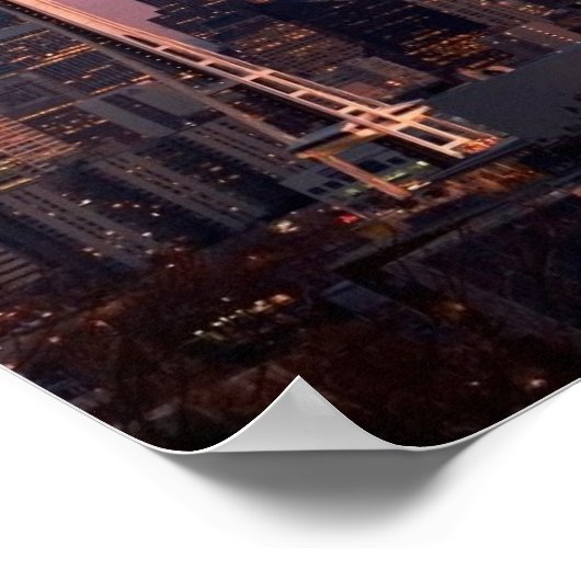 Seattle vom Kerry Park. Poster (Ecke)