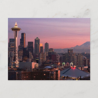 Seattle vom Kerry Park. Postkarte