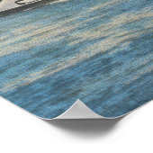 Seattle, WA - Blick auf Kalakala Ferry on Puget Poster (Ecke)