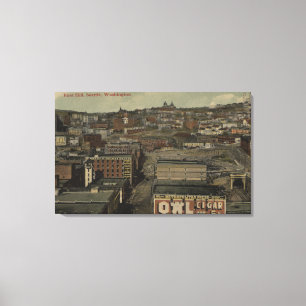 Seattle, WA - erster Hügel Leinwanddruck