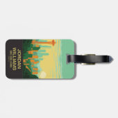 Seattle, WA Gepäckanhänger (Rückseite horizontal)