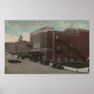 Seattle, WA - Großstadtbewohner Poster