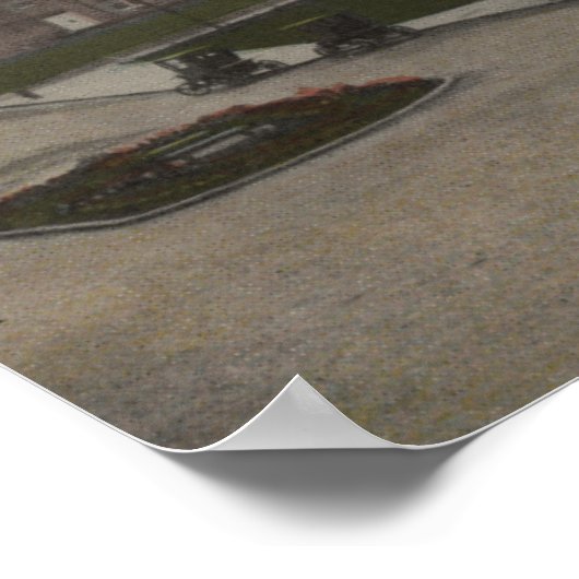 Seattle, WA - Metropolitan Poster (Ecke)