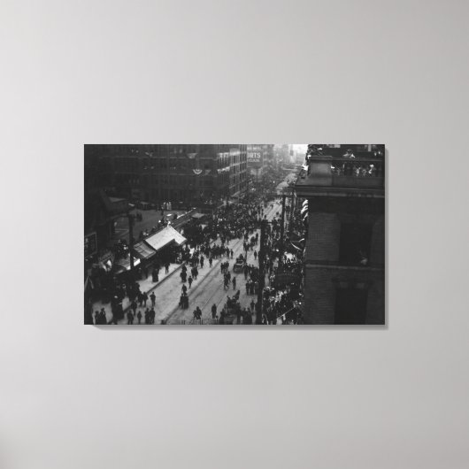 Seattle, WA Naval Parade on First and Spring Leinwanddruck (Vorderseite)