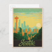 Seattle, WA Postkarte (Vorne/Hinten)