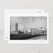 Seattle, WA - Seattle Railcenter und Smith Postkarte (Vorne/Hinten)