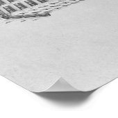 Seattle, WA - Smith Tower Gebäude Poster (Ecke)