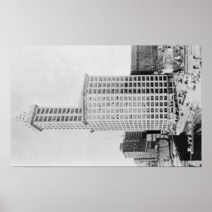 Seattle, WA - Smith-Turm-Gebäude Poster