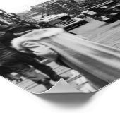 Seattle, WA Street Scene Downtown Foto Poster (Ecke)