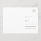 Seattle, WA | Wir haben uns bewegt Einladungspostkarte (Rückseite)