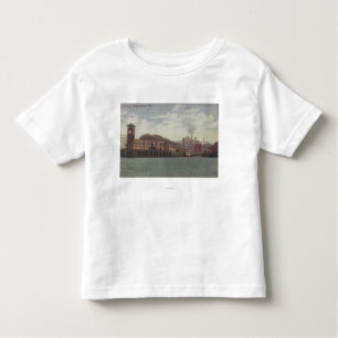 Seattle, WAColeman Dock auf Seattle-Ufergegend Kleinkind T-shirt