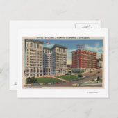 Seattle, WAHotel Holland & Municipal Bldgs Postkarte (Vorne/Hinten)