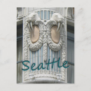 Seattle Walrus Postkarte