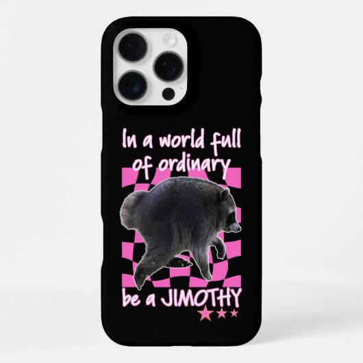 Seattle Waschbär Jimothy iPhone Hülle (Rückseite)