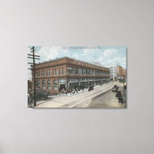 Seattle, WASecond Allee Frederick und Nelson Leinwanddruck