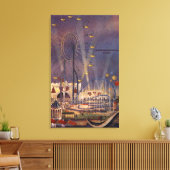 Seattle, Washington 1962 World's Fair Poster Leinwanddruck (Insitu (Wohnzimmer))