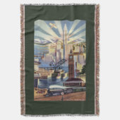 Seattle, Washington - Ansicht des Stadtzentrums Decke (Vorderseite Vertikal)