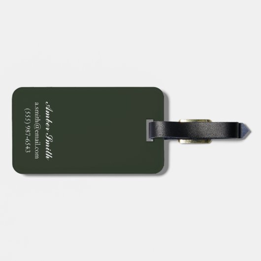 Seattle, Washington - Ansicht des Stadtzentrums Gepäckanhänger (Rückseite horizontal)