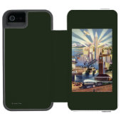 Seattle, Washington - Ansicht des Stadtzentrums Incipio iPhone Geldbeutel-Hülle (Folio Geöffnet)