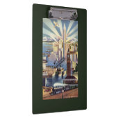 Seattle, Washington - Ansicht des Stadtzentrums Klemmbrett (Rechts)