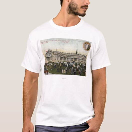 Seattle, Washington - Ansicht von T-Shirt (Vorderseite)