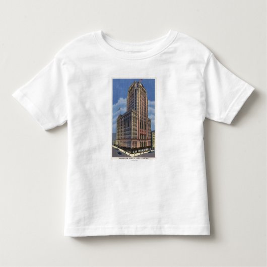 Seattle, Washington - Ansicht von Washington Kleinkind T-shirt (Vorderseite)