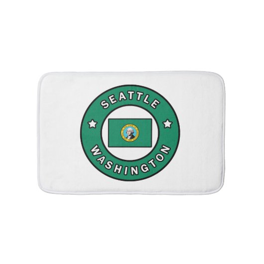 Seattle Washington Badematte (Vorderseite)