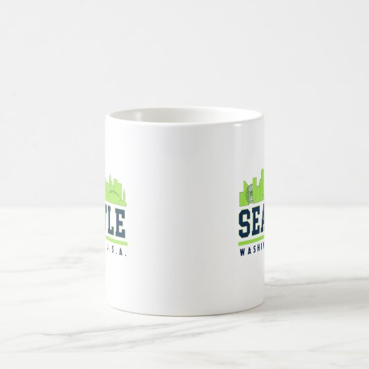 Seattle Washington Beautiful Skyline City Kaffeetasse (Mittel)