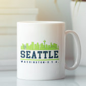 Seattle Washington Beautiful Skyline City Kaffeetasse