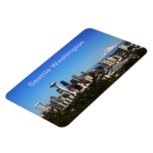 Seattle Washington-Bild Magnet (Linke Seite)