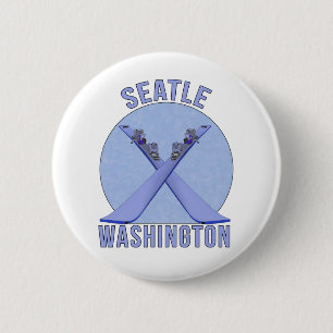 Seattle, Washington Button