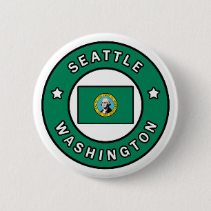 Seattle Washington Button